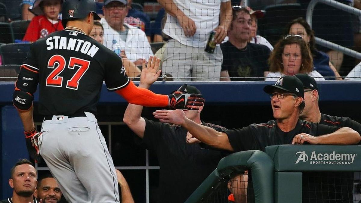 Trade talks are intensifying for Marlins slugger Giancarlo Stanton