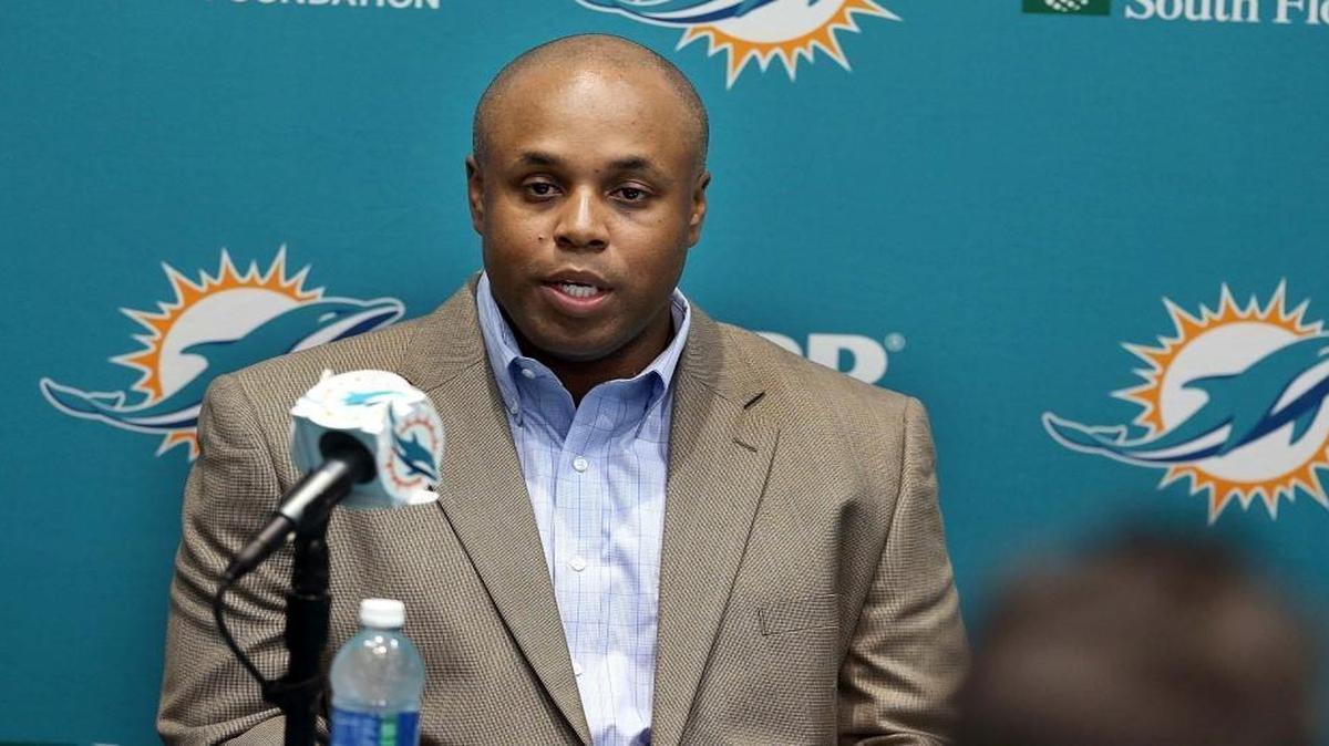 Miami Dolphins General Manager Chris Grier.