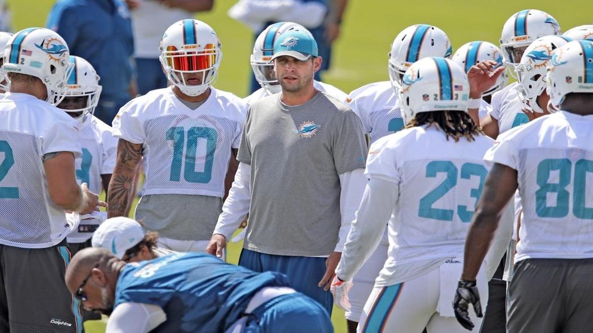 Miami Dolphins head coach Adam Gase will coach his first game in Seattle Week 1.