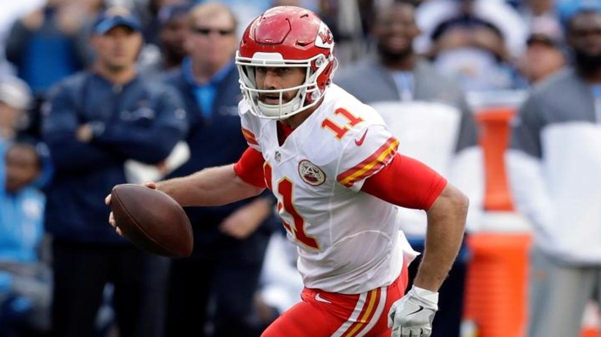 Kansas City Chiefs quarterback Alex Smith (11) runs during an NFL football game against the San Diego Chargers in San Diego. Smith is widely considered average when it comes to NFL quarterbacks, though that's not necessarily a bad thing. He's consistent and rarely makes mistakes. But when it comes to the playoffs, he becomes an entirely different player, bordering on elite.