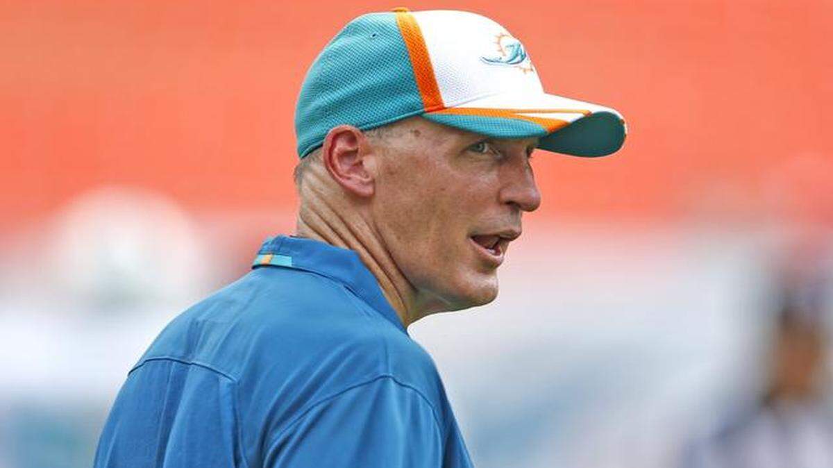 
Head Coach Joe Philbin during practice session at Sun Life Stadium on Saturday, August 2, 2014.
