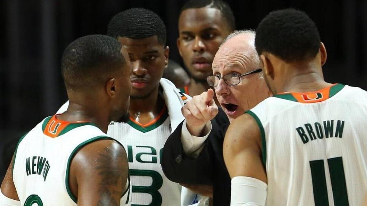 Hurricanes men’s basketball coach Jim Larranaga waits to see if a member of his staff will be charged in a national FBI investigation of corruption in college recruiting.