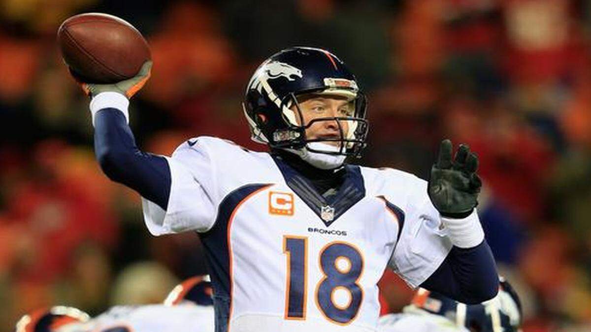 
Broncos quarterback Peyton Manning 
