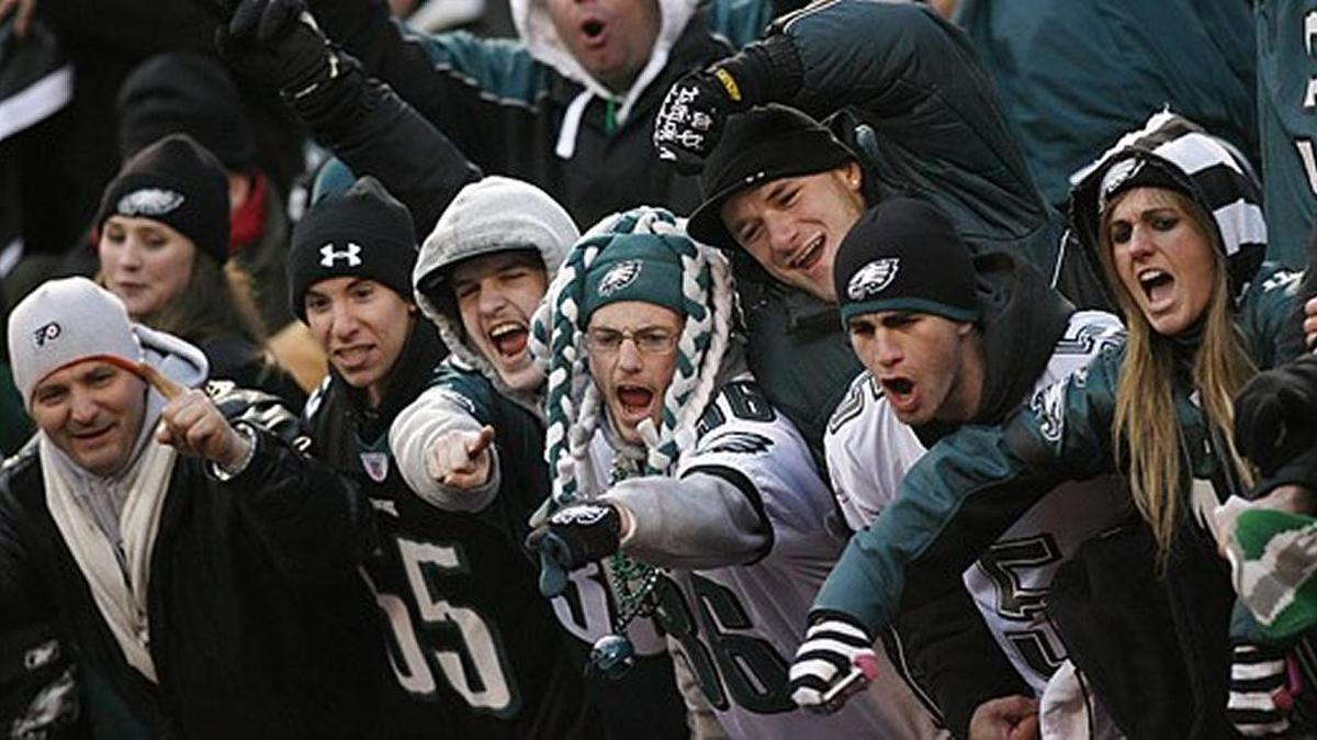No alternative, football fans. In this Super Bowl you either have to root for Tom Brady, or for awful Eagles fans.