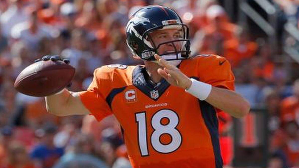 
Broncos QB Peyton Manning
