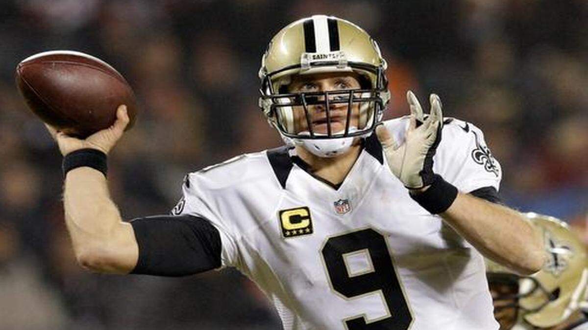 
Saints quarterback Drew Brees

