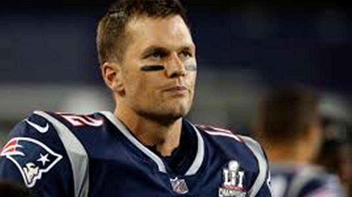 Patriots’ Tom Brady: Not looking real happy with his Week 1 performance.