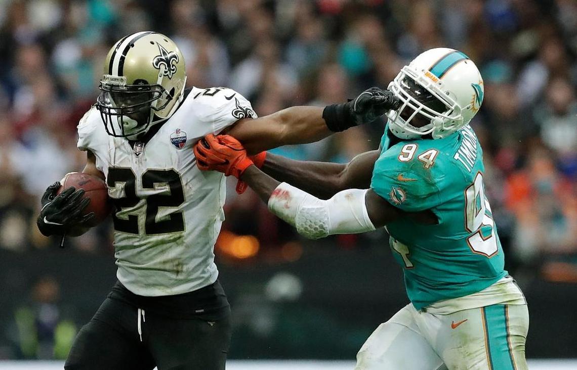 New Orleans Saints running back Mark Ingram (22) has been suspended without pay for the first four games of the 2018 season due to performance-enhancing drugs, the NFL announced Tuesday.