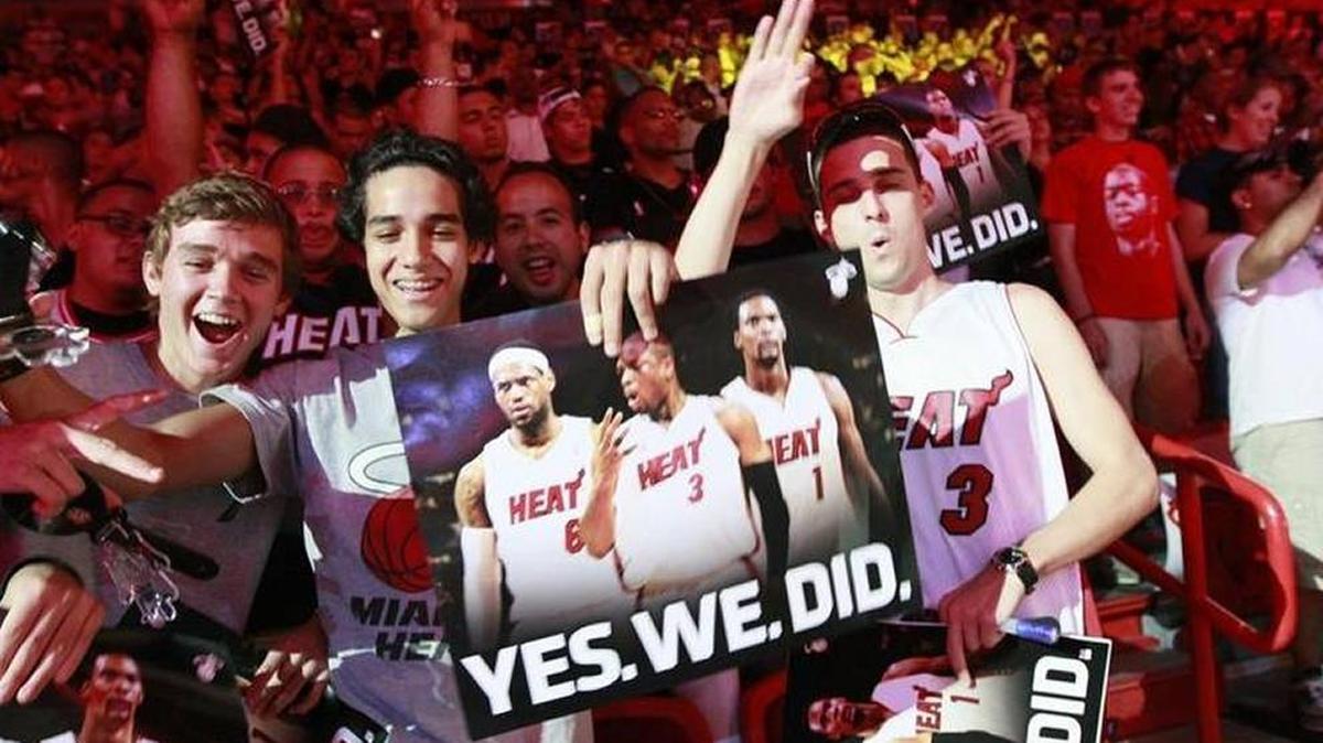 The Heat, no doubt fueled by the Big 3-era championship runs, dominates other Miami teams in a new ranking of national relevance in sports.