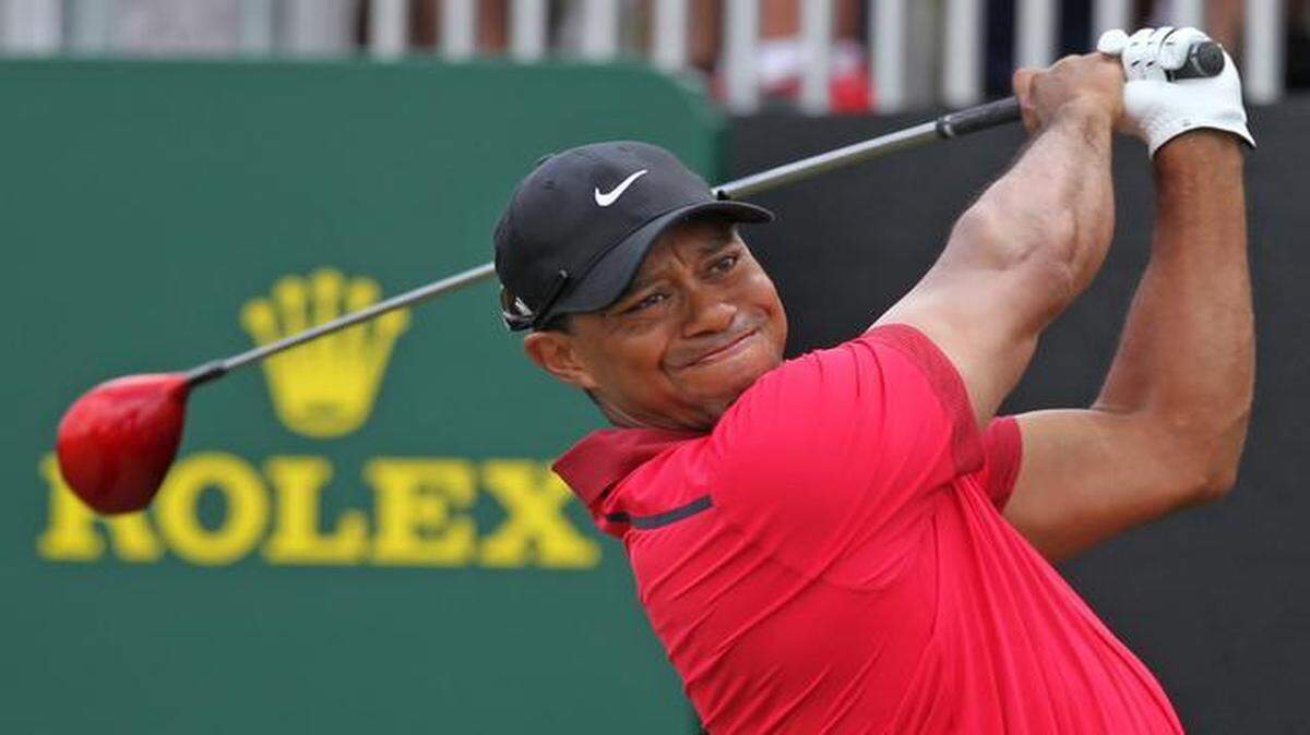 
Tiger Woods tees off at the WGC-Cadillac Championship at Trump National Doral on Sunday, March 9, 2014.
