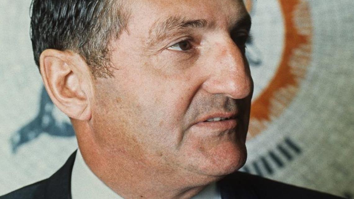 Everything is linear, with dots to connect, and what led to Miami being the soccer capital of the world this week happened in the ’70s when began one man’s unlikely, accidental love of soccer. His name was Joe Robbie.