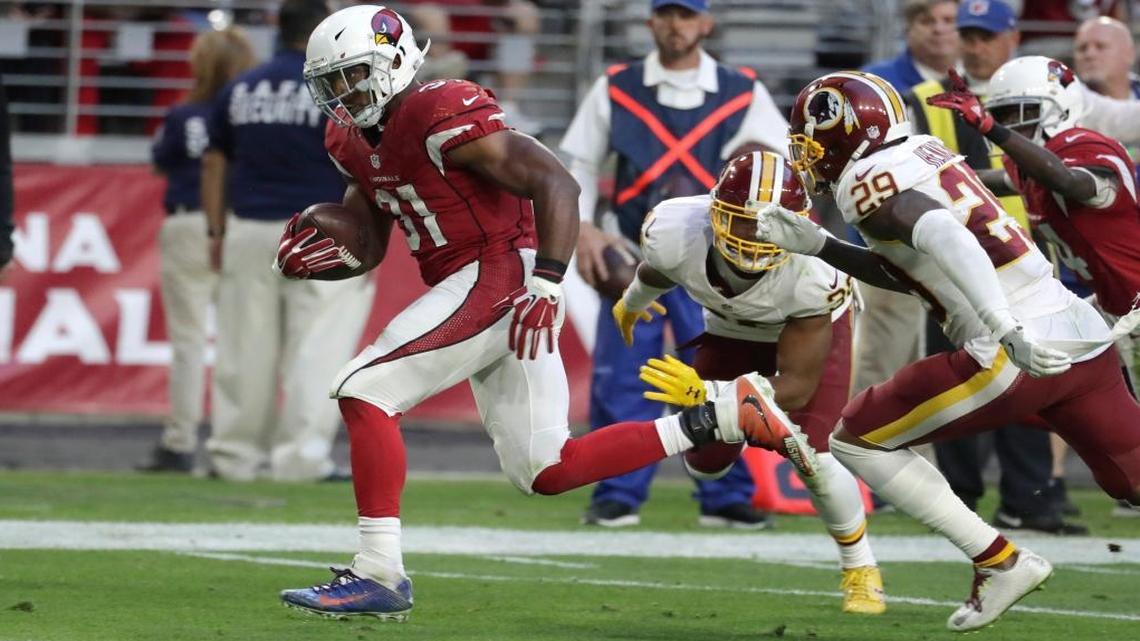 Cardinals all-purpose back David Johnson is just one of many Arizona weapons that the Dolphins will be hard-pressed to defend against on Sunday at Hard Rock Stadium.