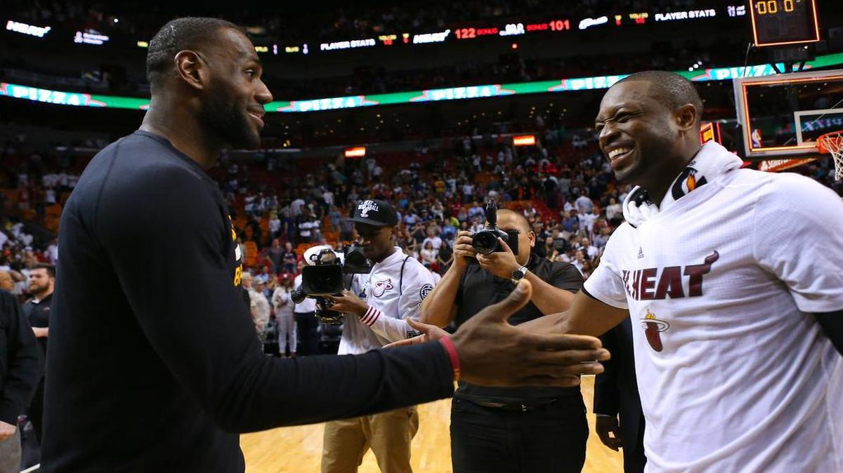Critics in Cleveland have said LeBron James’ friendship with the Heat’s Dwyane Wade is detrimental to the Cavs.