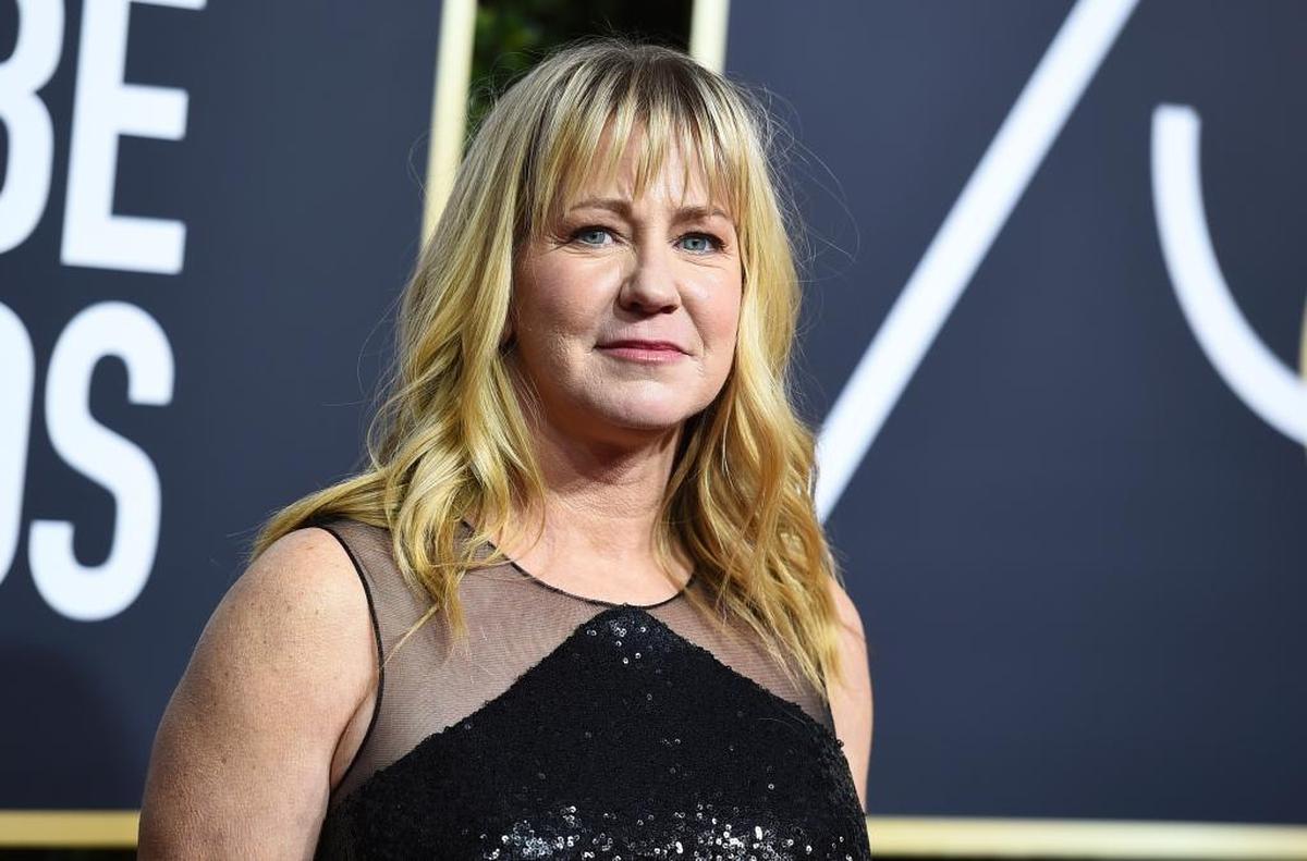 Tonya Harding arrives at the 75th annual Golden Globe Awards at the Beverly Hilton Hotel on Jan. 7, 2018, in Beverly Hills, Calif.