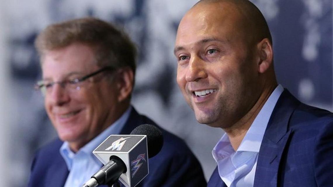 New Marlins owners Derek Jeter and Bruce Sherman enter their first spring training following a colossally disappointing offseason in which they decimated the team to save money.