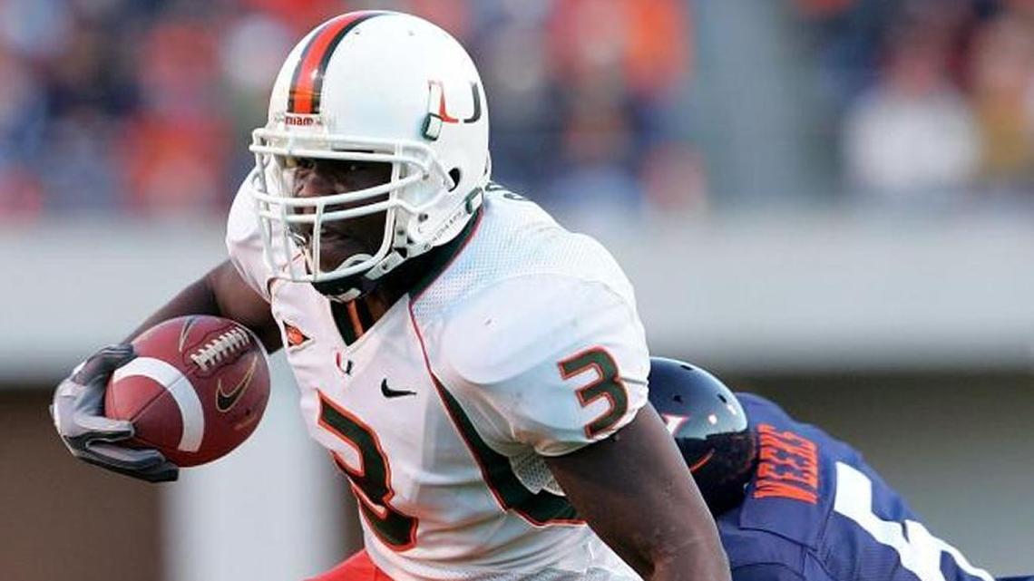 Fourteen years after he was a Hurricanes star, running back Frank Gore returns to Miami as a Dolphin.