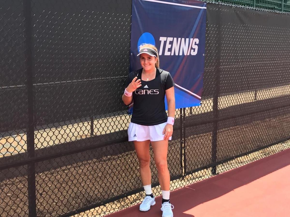On May 27, Estela Perez-Somarriba, 18, became the first player in Hurricanes history to reach the NCAA singles national semifinals as a freshman.