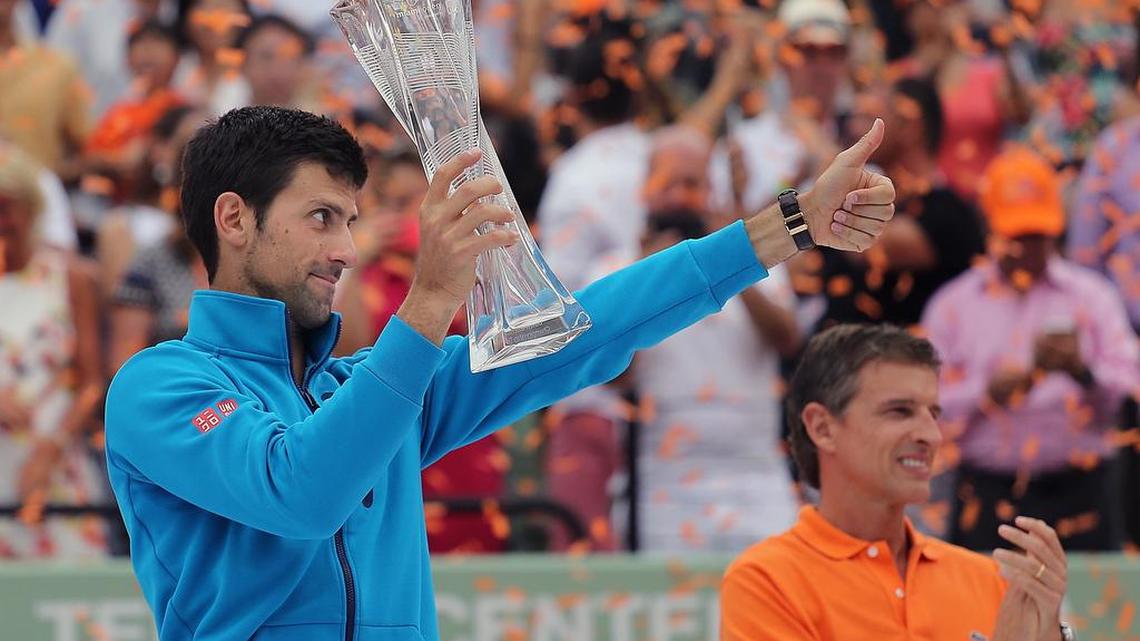 Six time Miami Open champion Novak Djokovic (SRB) awaits word on whether he will be allowed to play in the 2023 Miami Open due to U.S. COVID border rules.