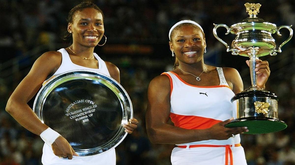 Venus (left) and younger sister Serena (right) Williams