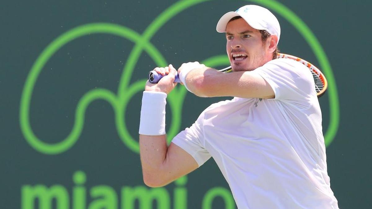 Andy Murray, shown during the 2015 men’s final at Miami Open tennis tournament at Crandon Park in Key Biscayne. He is expected to get a wild card into the 2021 Miami Open.