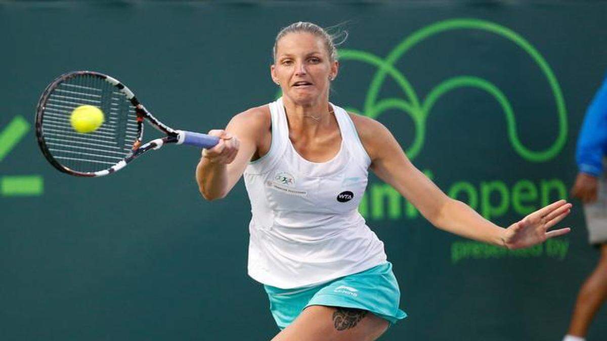 
If Karolina Pliskova can make the semifinals, Jaromir Jagr said he would come watch.

