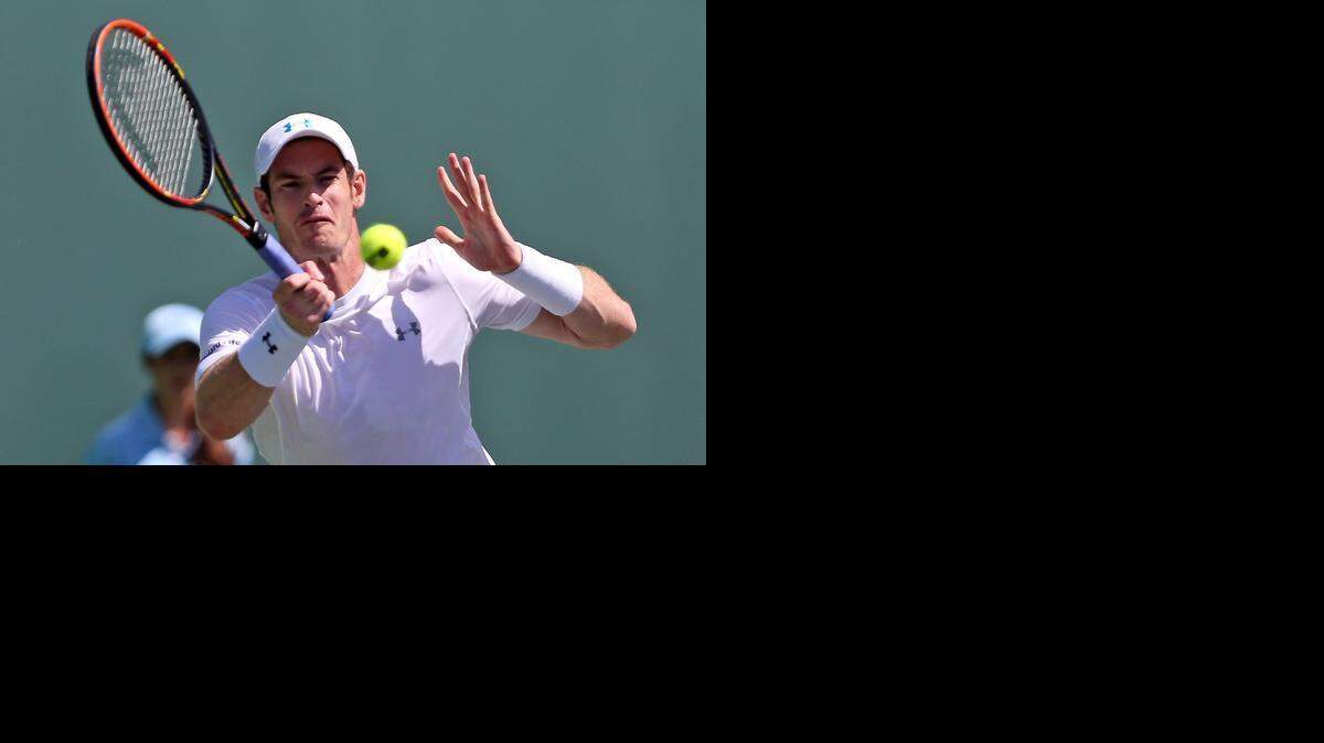 
Andy Murray, who plans to wed Kim Sears in Scotland on April 11, needs one victory to become the ninth active player with 500 wins.
