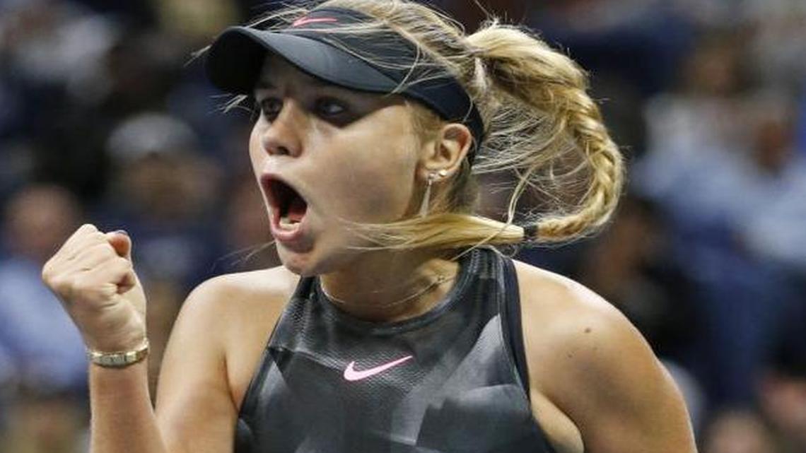 Eighteen-year-old Sofia Kenin, showed during her third-round loss to Maria Sharapova at the 2017 U.S. Open, announced she is turning professional.