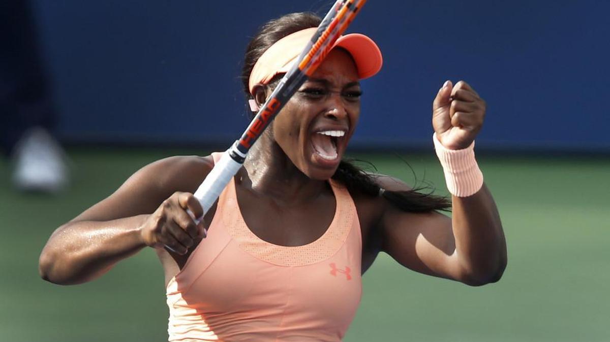Sloane Stephens of Coral Springs (shown) will play Madison Keys in the U.S. Open final, capping an amazing comeback from an 11-month layoff and foot surgery.