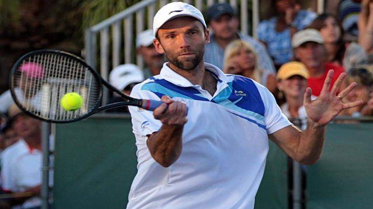 
Ivo Karlovic, shown in a file photo, defeated teen Thanasi Kokkinakis in two tiebreakers in the second round of the Delray Beach Open on Wednesday, Feb. 18, 2015. 
