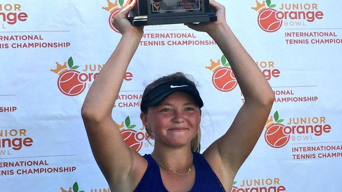 Alexa Noel of Summit, New Jersey, entered the tournament as an unseeded player and leaves as the winner of the Girls’ 14 division.