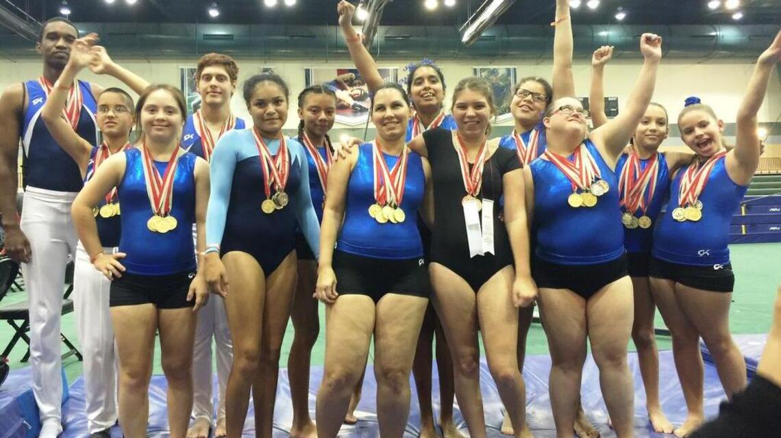 Special Olympics Miami-Dade gymnasts shine at State Fall Classic