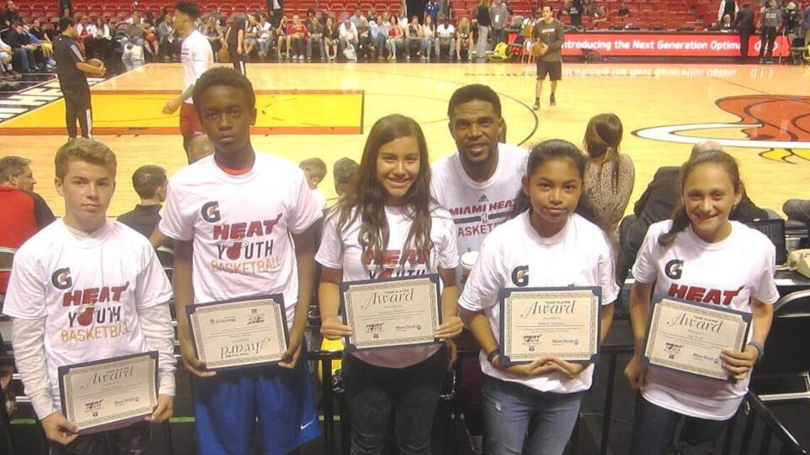 Miami Heat honors student athletes