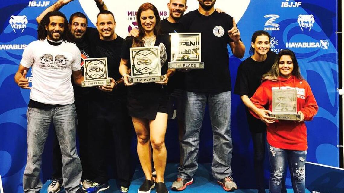 Carlson Gracie Jiu-Jitsu medals at Miami Spring International