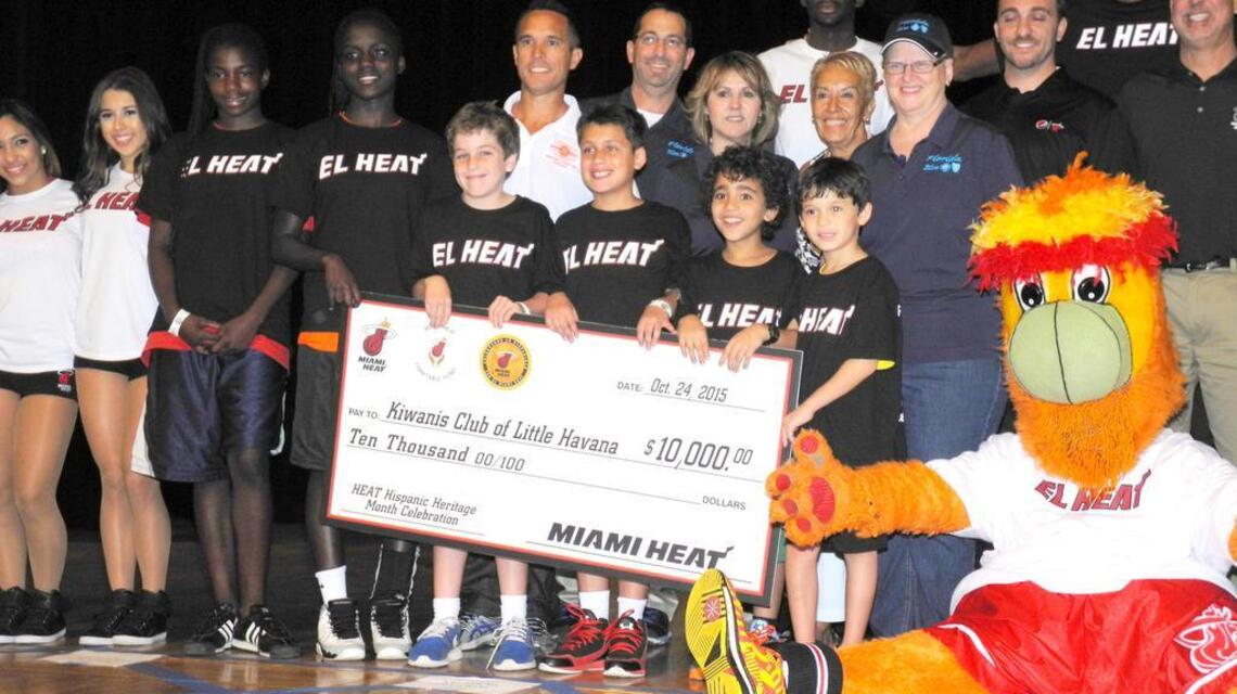 FIU, Miami Heat support Kiwanis of Little Havana free youth basketball program