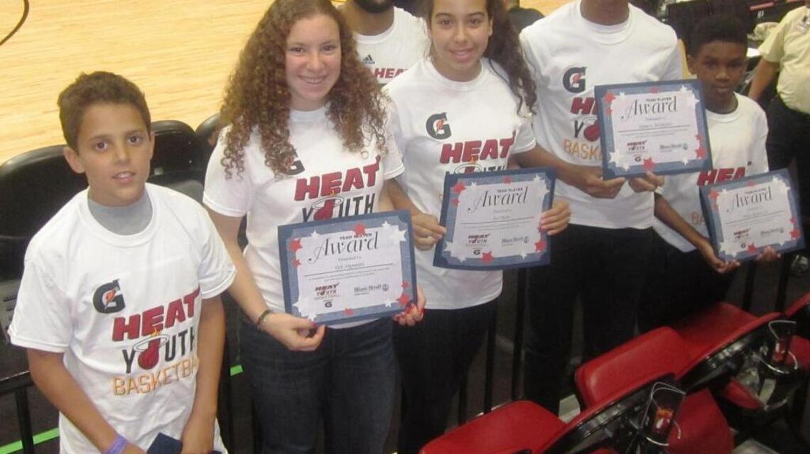Miami Heat honors Algranatti, Brinkley, Mansfield, McQuirter, Meltz