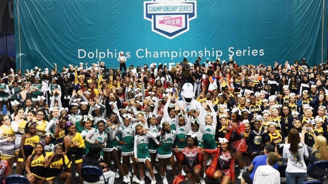 Local teams excel at Dolphins cheer competition