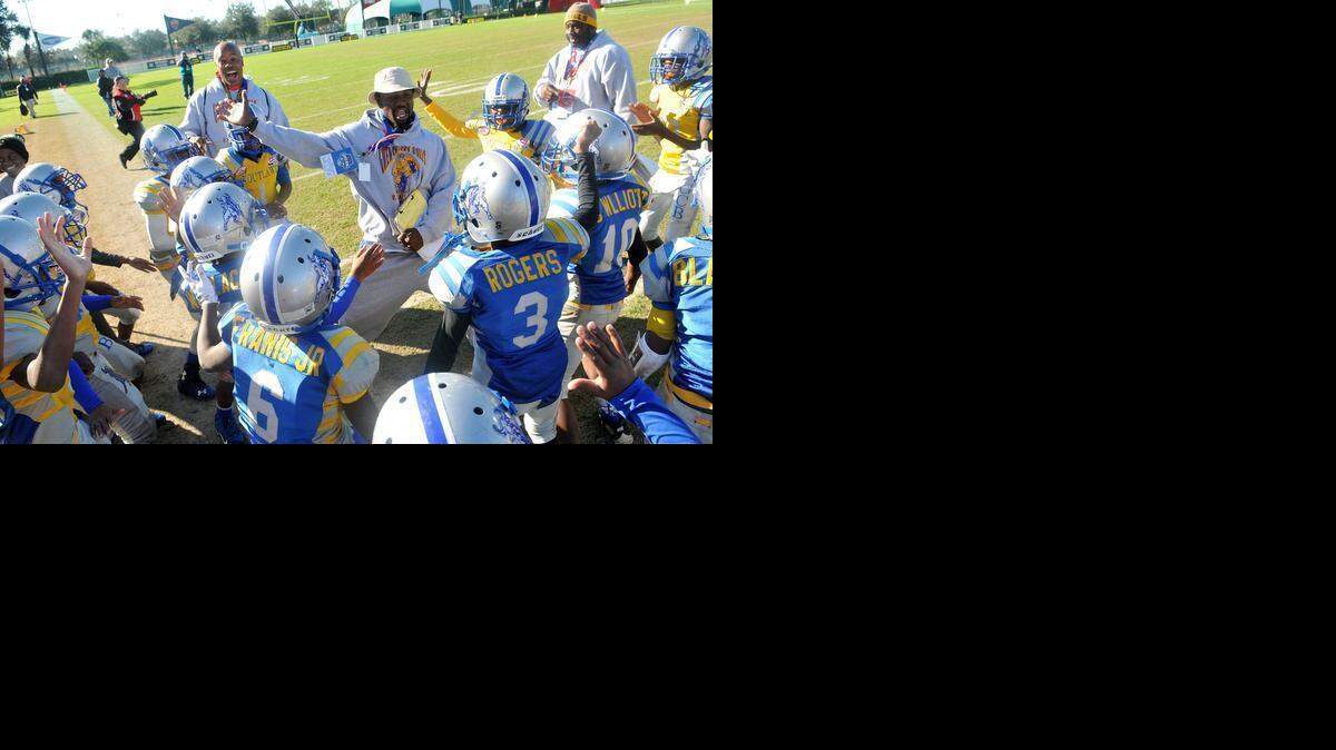 
The Gwen Cherry Bulls (age 8-10) won the Division I Junior Pee Wee National Championship during the 58th annual Pop Warner Super Bowl at the ESPN Wide World of Sports Complex at Disney World in Lake Buena Vista. This marked Gwen Cherry’s second consecutive Pop Warner national title.
