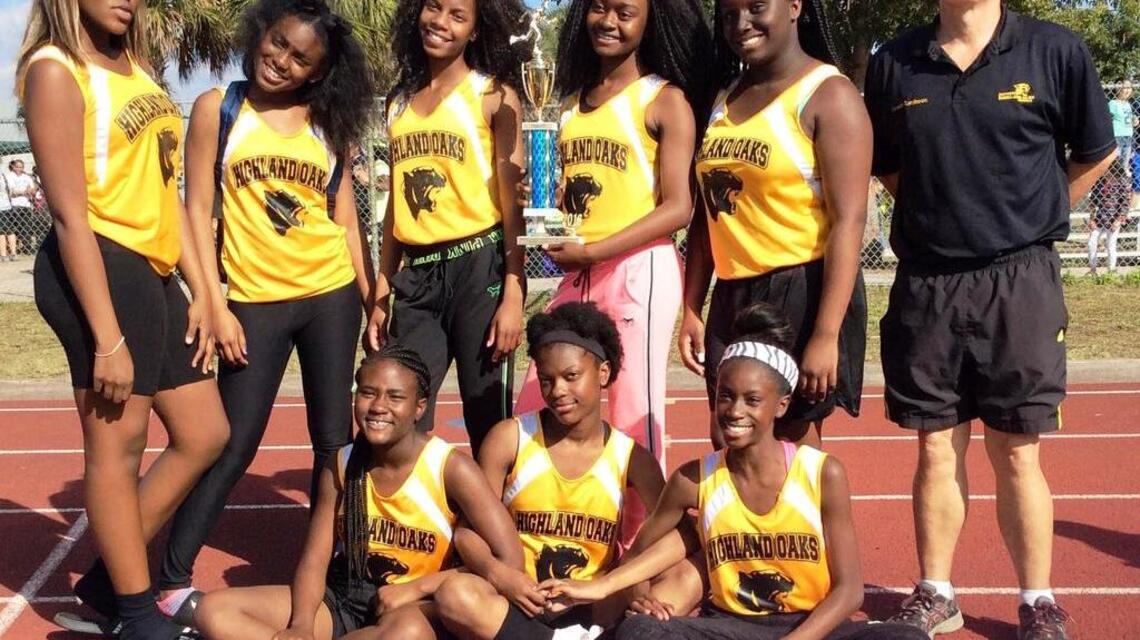 Highland Oaks track & field teams excel at Miami-Dade Middle School Championships