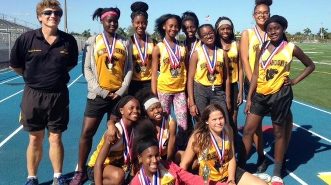 Highland Oaks track teams win Miami middle school titles