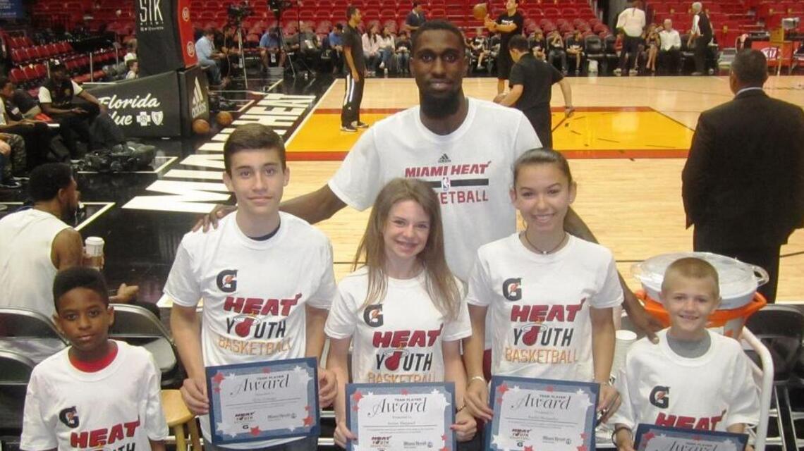 Miami Heat honors Bloom, Evans, Hernandez, Sheppard, Zuluaga