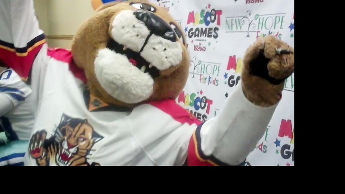 
Stanley C. Panther of the NHL Florida Panthers is captaining one of the mascot teams during the Wawa Mascot Games on June 19-20 at the Amway Center in Orlando. Stanley C. participated in the Mascot Team Draft & New Hope for Kids Dinner Party on Thursday, June 18 to kick off the event at the New Hope for Kids facility in Maitland.
