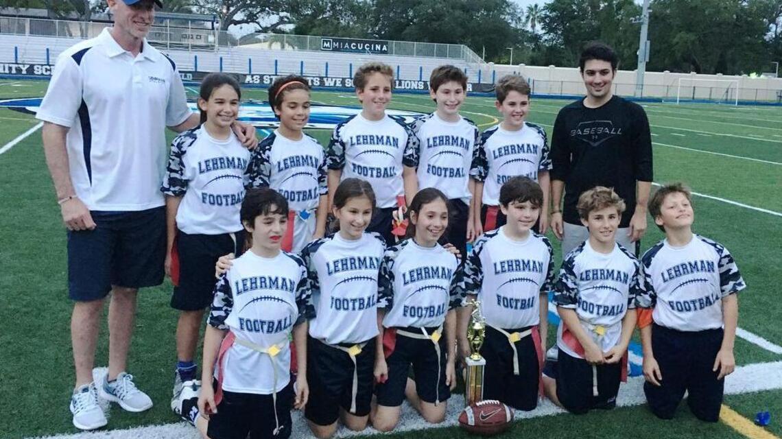 Lehrman Day School flag football teams win championships