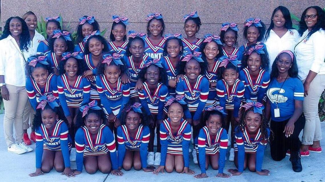 Richmond Giants cheerleaders win Greater Miami Pop Warner Cheerleader & Dance Competition