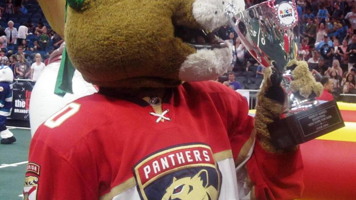 After never winning, Stanley C. Panther wins again at Mascot Games
