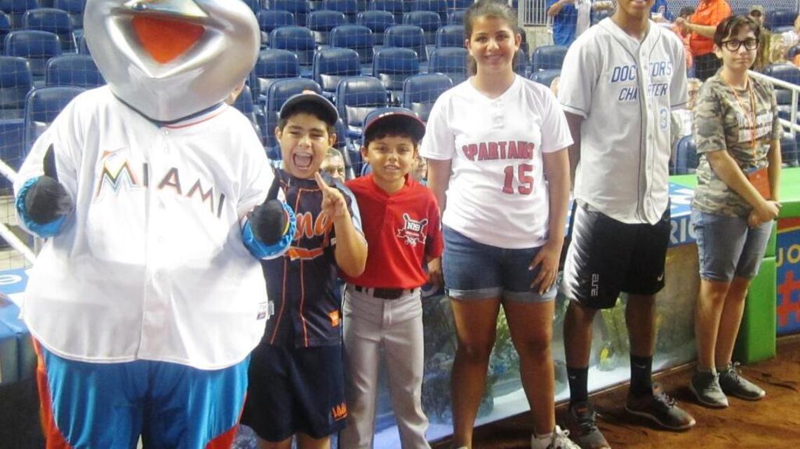 Miami Marlins honor student athletes